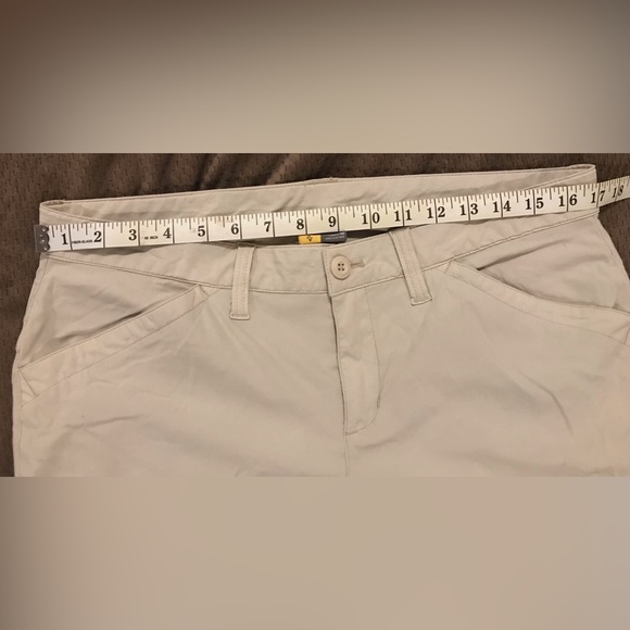 Eddie Bauer Women’s Cream Khaki Outdoor Capri-able Adventure Pants - 10 - Picture 4 of 13